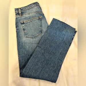 EUC Frame Denim Le Slouch Blue Jeans
